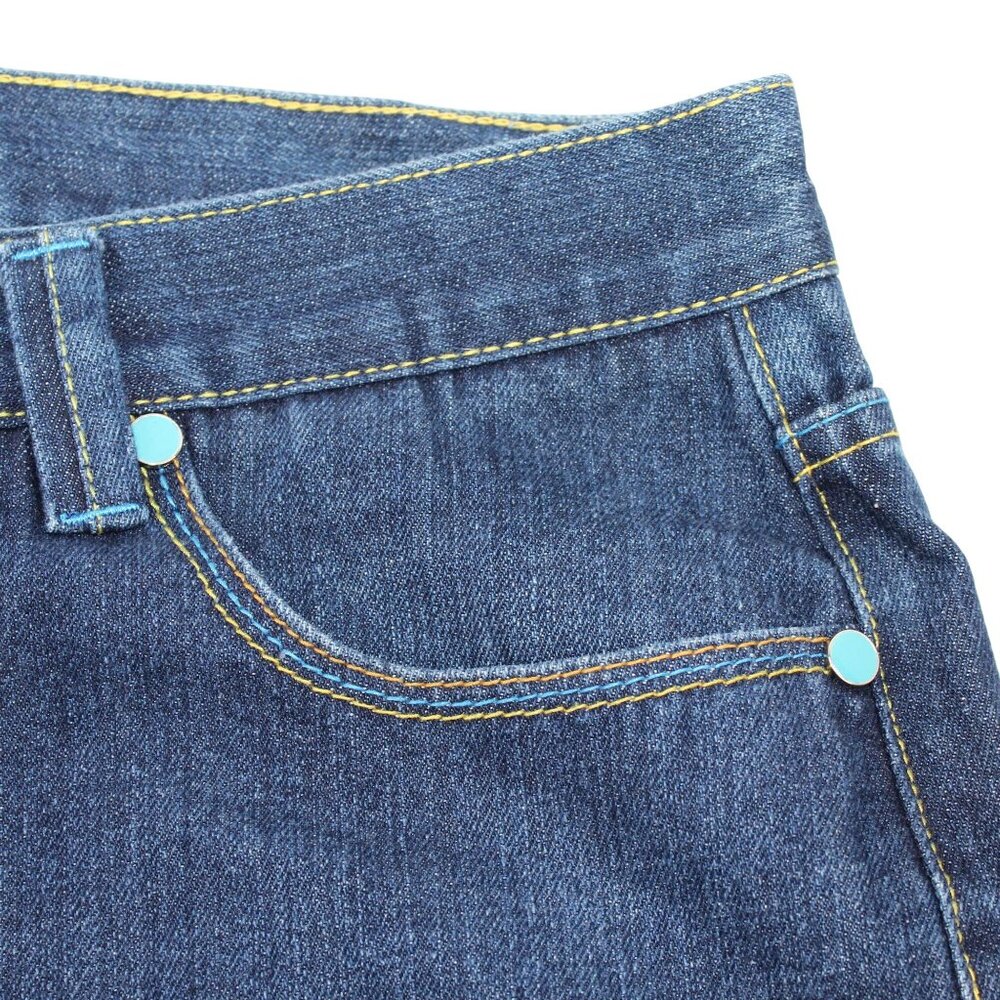 Vintage Coogi Mens 36 X 30 Golden Eagle Wings Embroidered Denim Jeans Streetwear - Picture 10 of 16